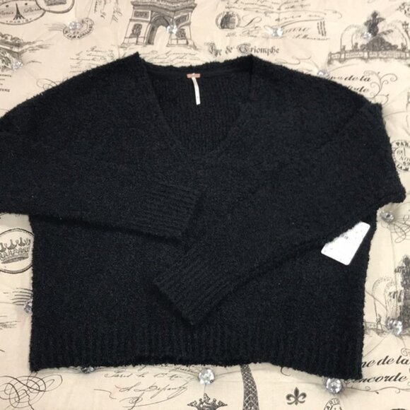 Free People Finders Keepers V-Neck Sweater - Picture 2 of 6